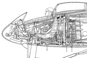 Desenho esquemático do Ho 229.