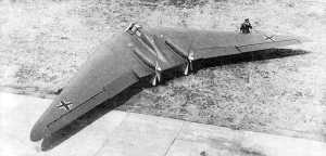 Modelo protótipo de asa voadora que levaria à construção do Ho 229.