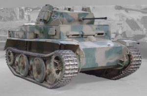 Panzer II, formava a espinha dorsal das divisões panzer durante a Batalha da França.